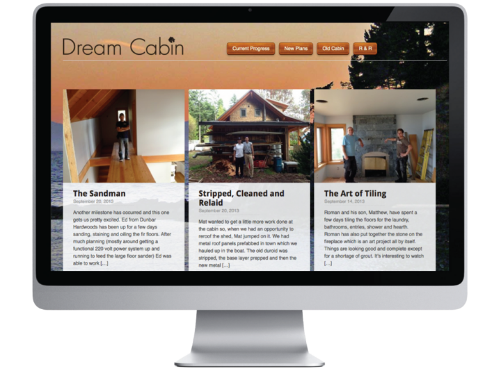 Dream Cabin Website