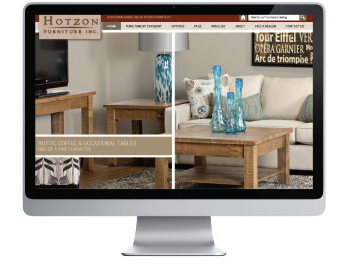 Hotzon Furniture Inc. Website