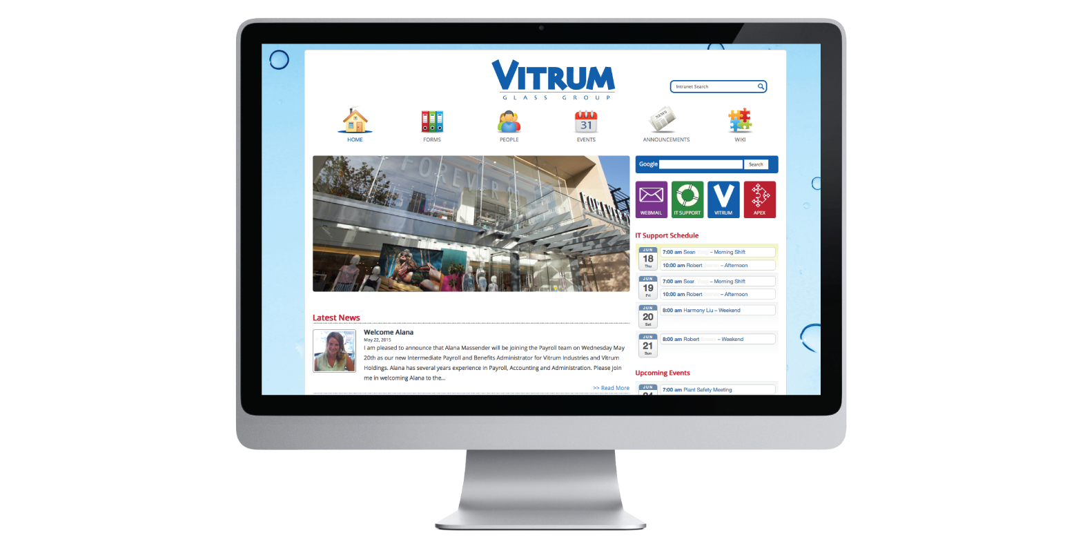 Vitrum Glas Intranet 