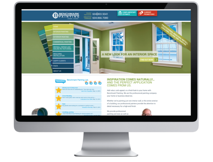 Benchmark Painting Ltd. Website