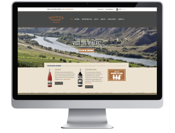 Monte Creek Ranch Winery Website