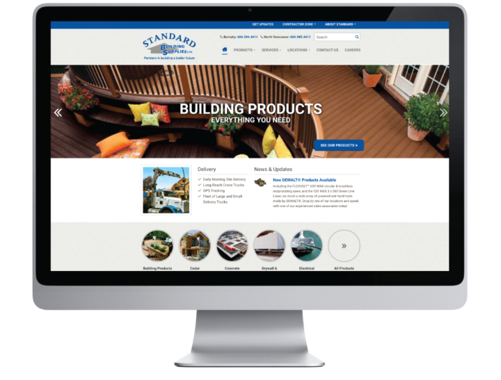 Standard Building Supplies Ltd. Website