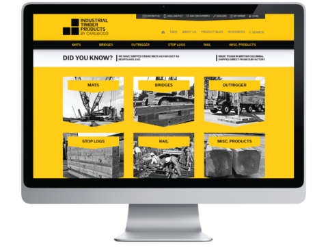 Industrial Timber Products Website