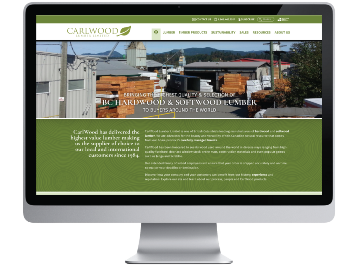CarlWood Lumber Limited Website