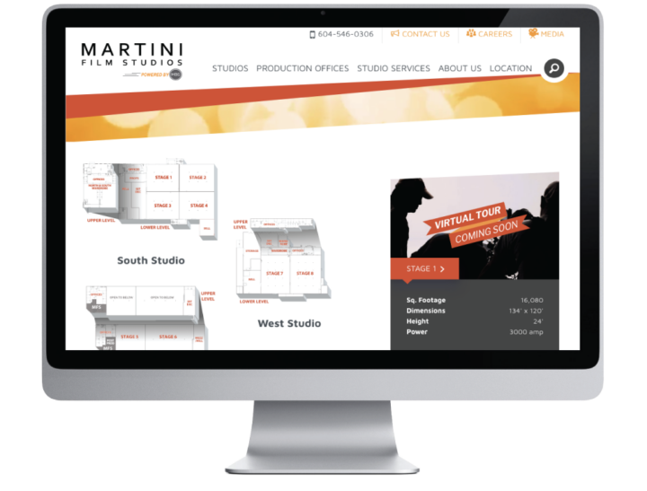 Martini Film Studios Website