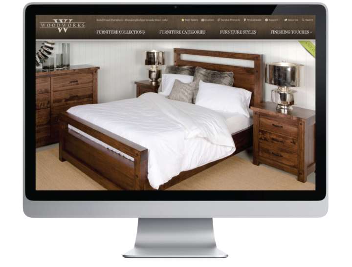 Woodworks Solid Wood Furniture Mfg. Website