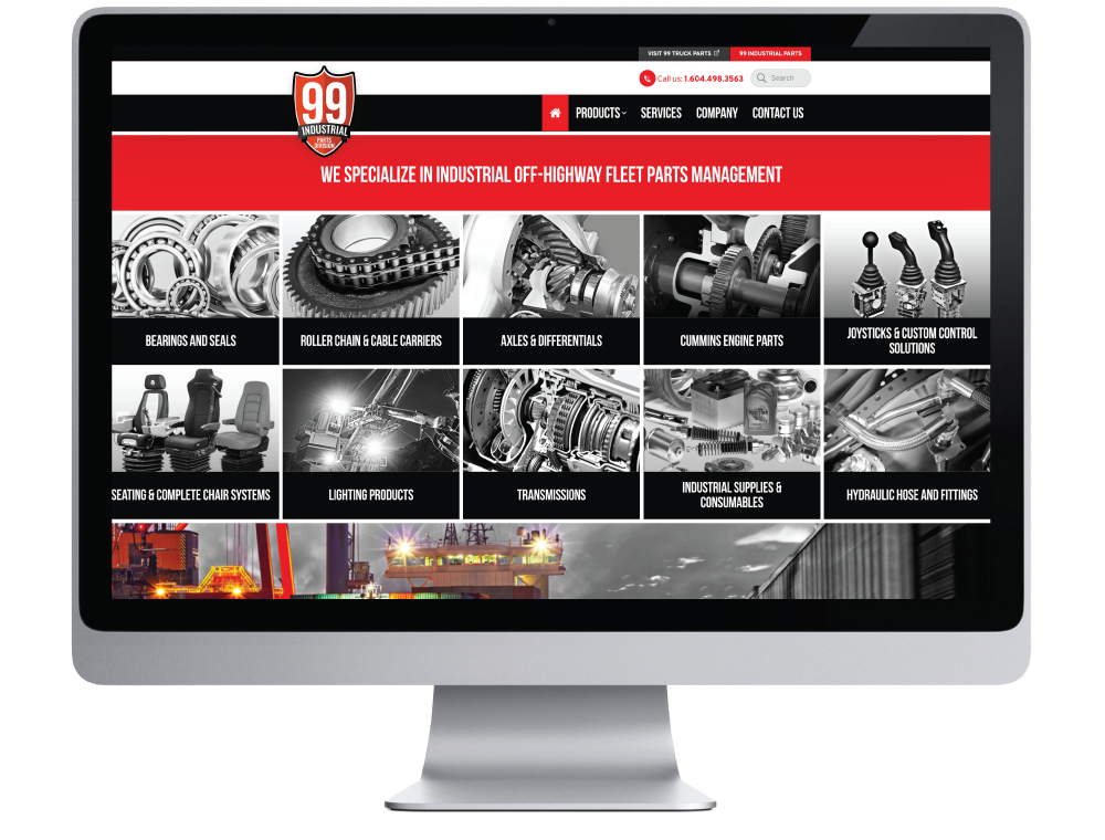 99 Industrial Parts site Creative Inc.