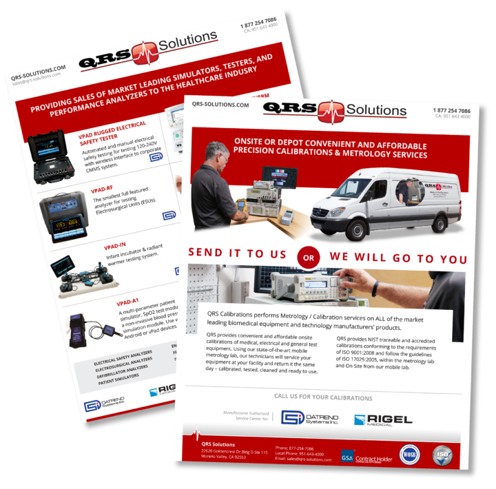 QRS Solutions Sales Sheet