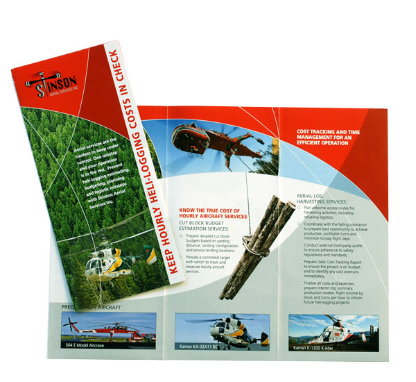 Stinson Aerial Services Brochure Brochure
