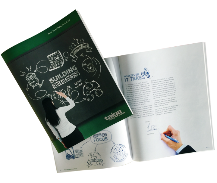Taiga Building Products Ltd. Annual Report