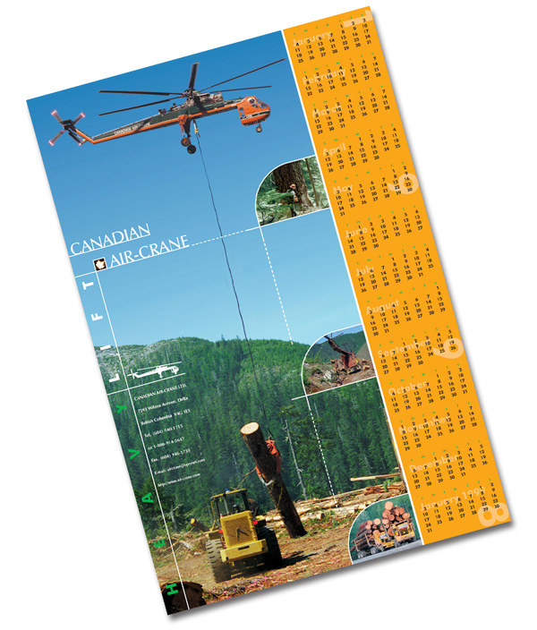 Canadian Air-Crane Ltd. Desk Calendar 2643