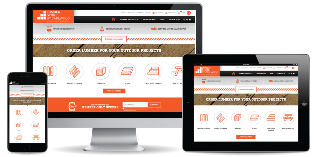 Lumber Store by CarlWood Website