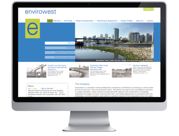 Envirowest Consultants Inc. Website