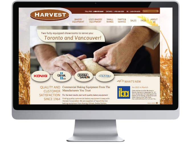 Harvest Corporation Website