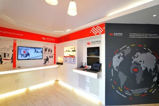 Sierra Wireless Trade Show Booth