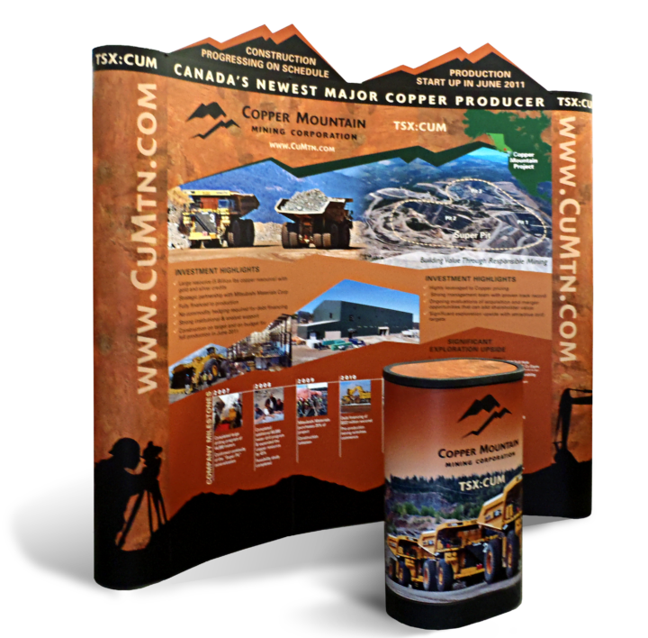 Copper Mountain Mining Corporation Trade Show Booth