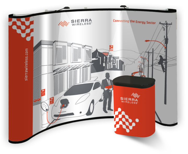 Sierra Wireless Trade Show Booth