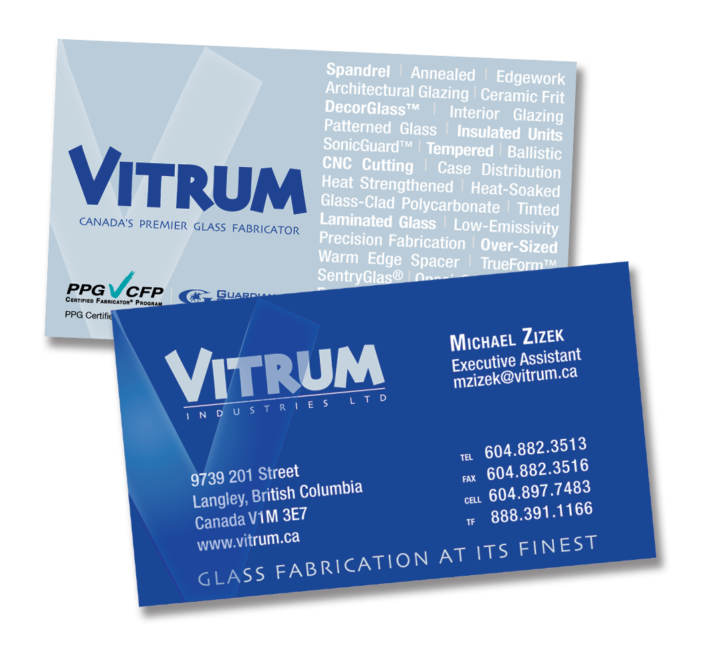 Vitrum Industries Ltd. Identity Package
