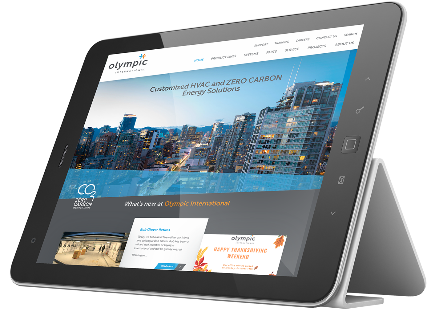 olympic ipad website design